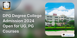 DPG Degree College Admission 2024 Open for UG, PG Courses; Direct Link Here